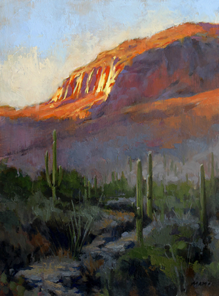 437x590 Sotelo Studio The Art Of Mano Sotelo - Arizona Landscape Painting