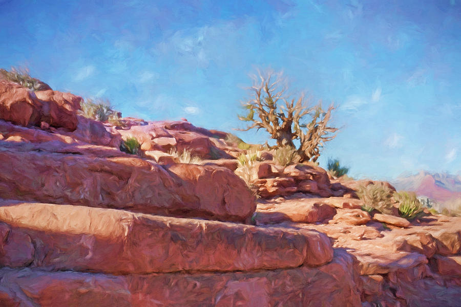 900x600 Arizona Landscape Painting By Impressionist Art - Arizona Landscape Painting