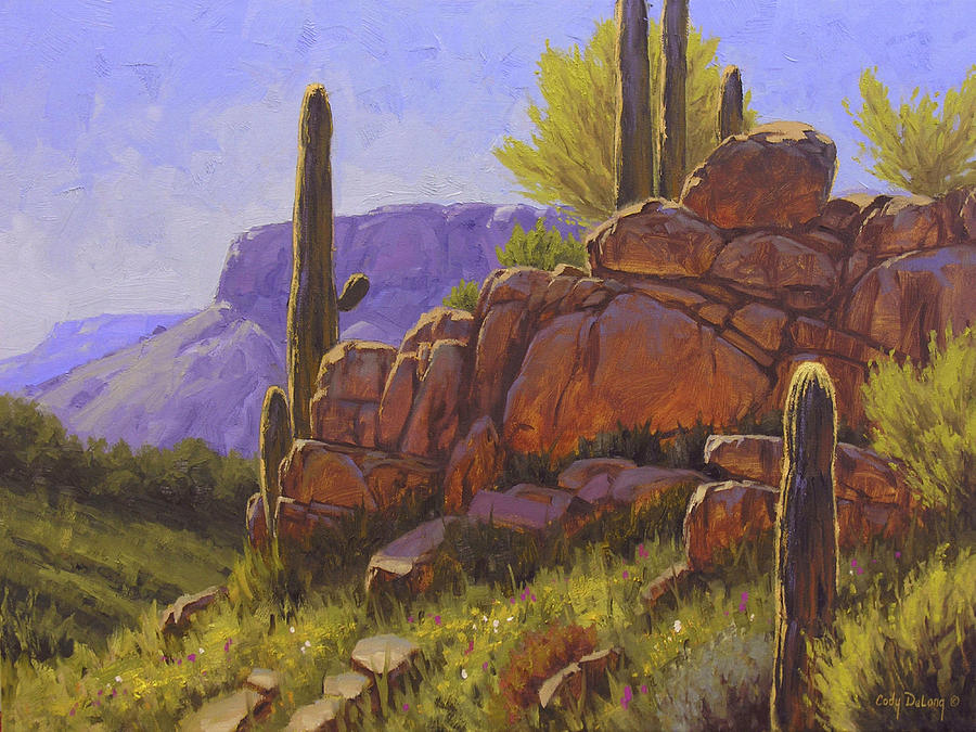 900x675 Arizona Paintings Fine Art America - Arizona Landscape Painting