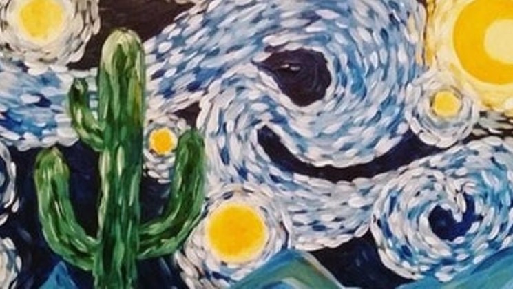 745x420 Paint Night - Arizona Painting