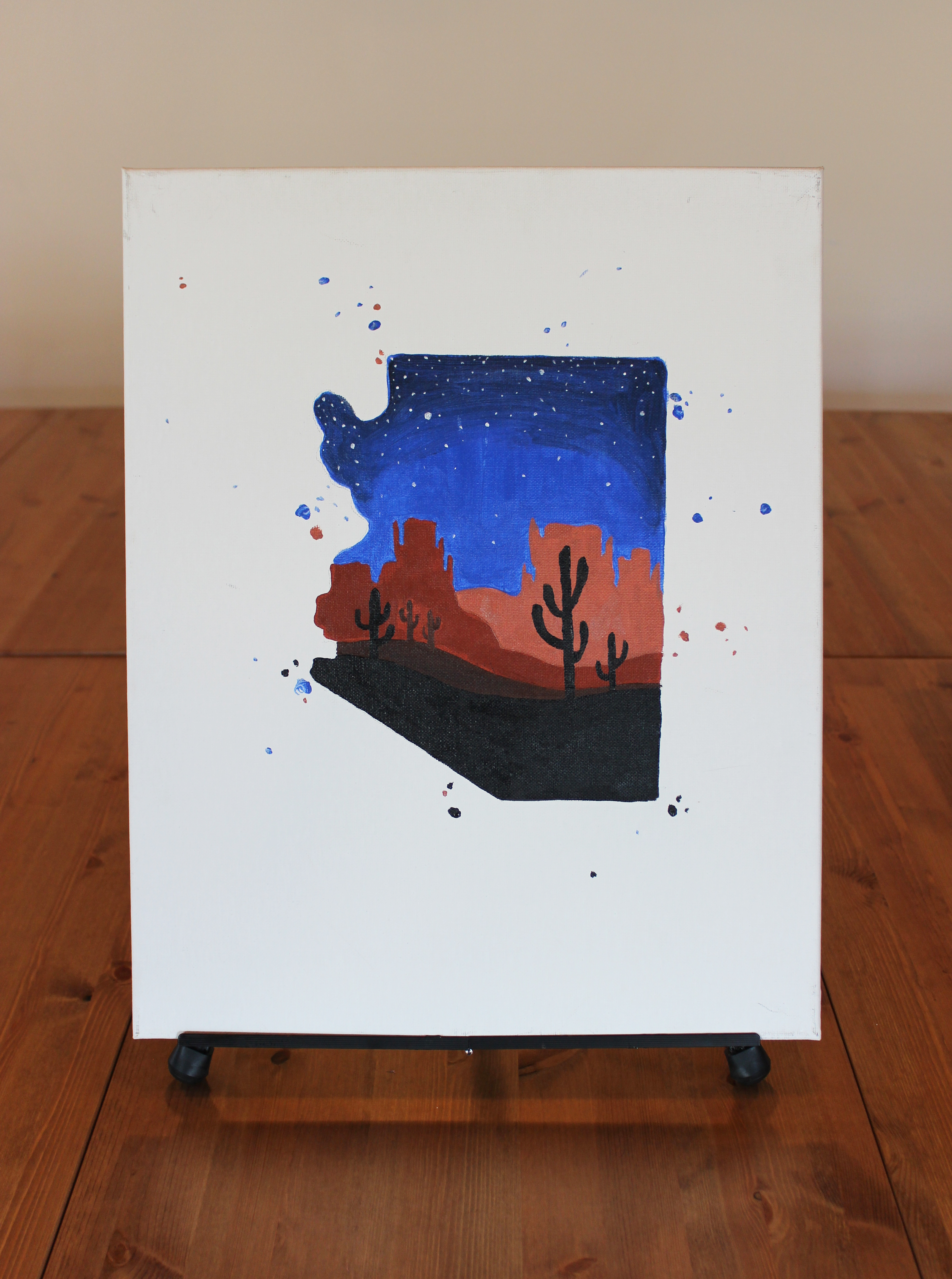 3456x4644 Arizona Canvas Painting - Arizona Painting