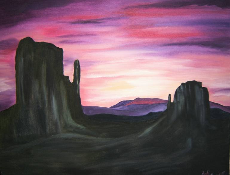 770x587 Saatchi Art Arizona Sunset Painting By Judi Snyder - Arizona Sunset Painting