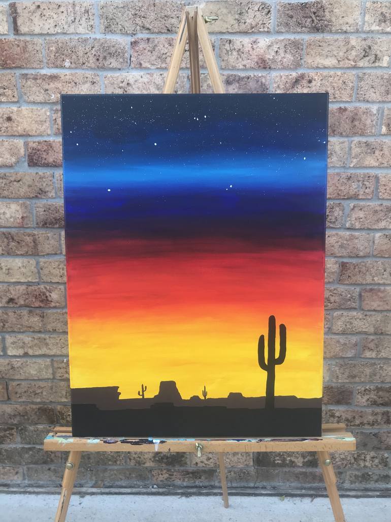 770x1027 Saatchi Art Arizona Sunset Painting By Naomi Doty - Arizona Sunset Painting