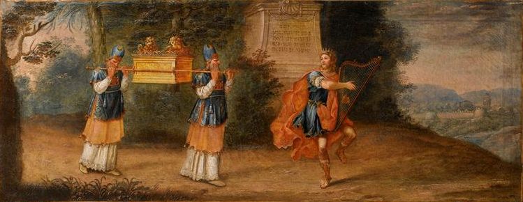 749x290 King David And The Ark Of The Covenant - Ark Of The Covenant Painting