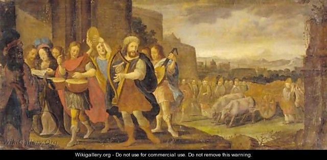 640x313 King David Dancing Before The Ark Of The Covenant - Ark Of The Covenant Painting