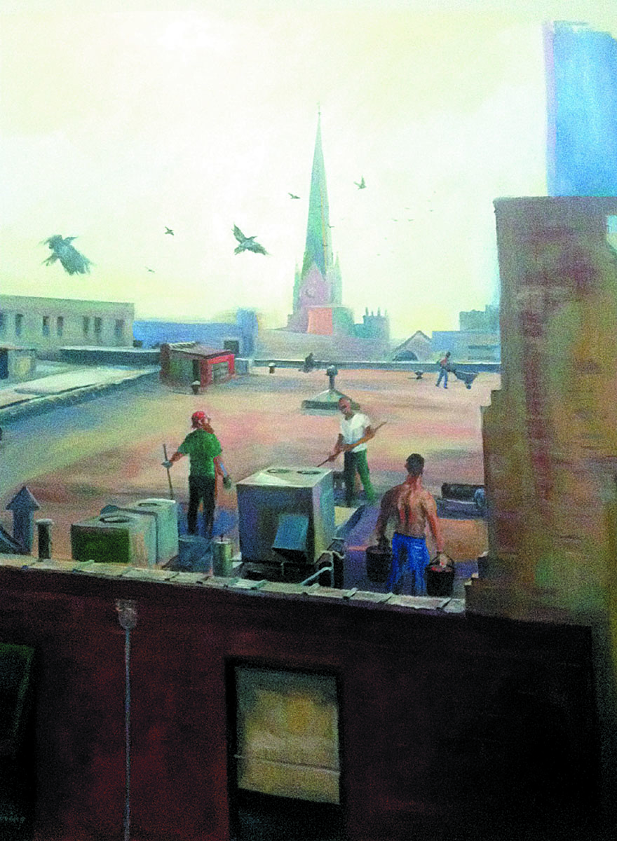 880x1200 John Deering Premieres New Arkansas Traveler Exhibition - Arkansas Traveler Painting