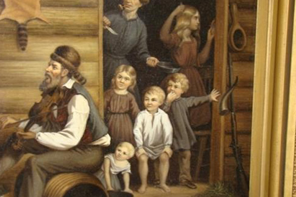 600x400 Arkansas Traveler - Arkansas Traveler Painting