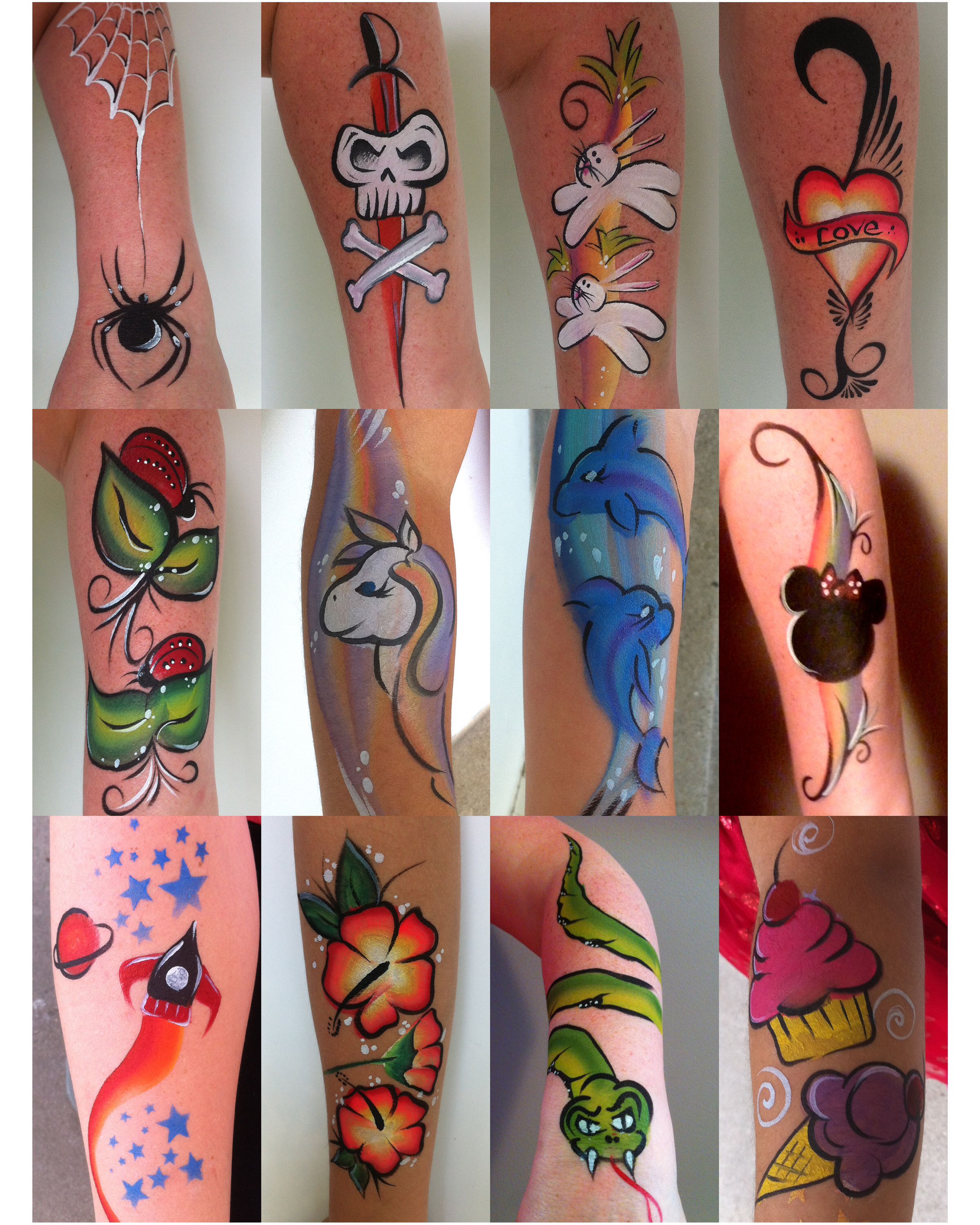 2400x3000 Arm Facepainting Designs By Loulou Face Painting - Arm Painting