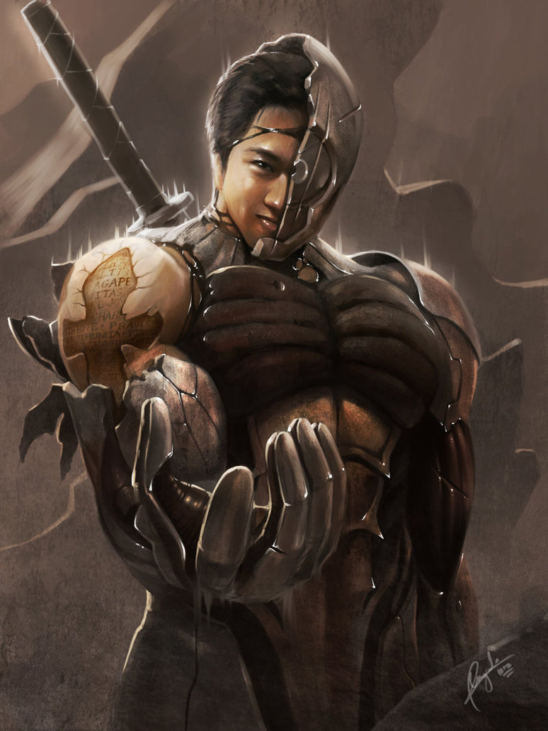 774x1032 Armor Of God (Jhomz Napiza) By Wizyakuza - Armor Of God Painting