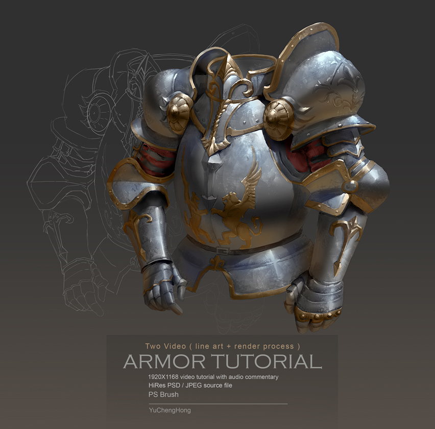 852x841 Armor Tutorial By Yuchenghong - Armor Painting