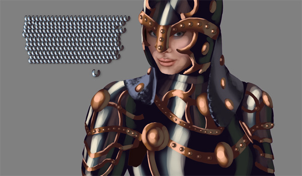 600x350 How To Digitally Paint Shiny Metal Armor In Adobe Photoshop - Armor Painting