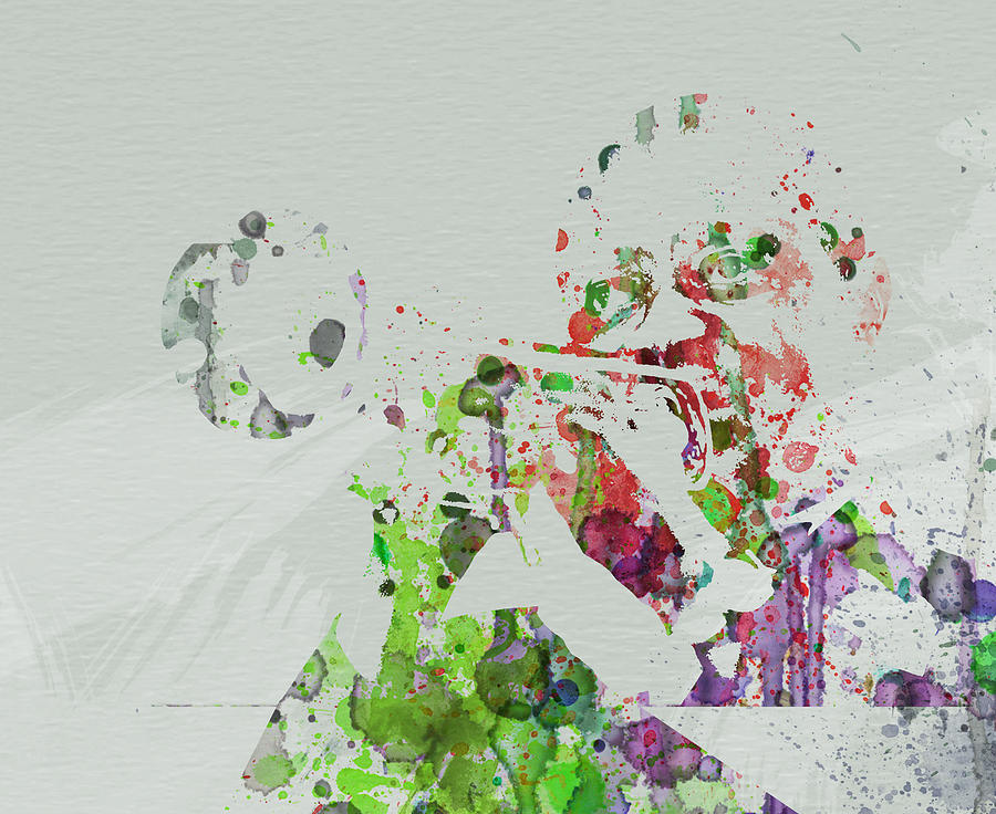 900x736 Louis Armstrong Painting By Naxart Studio - Armstrong Painting