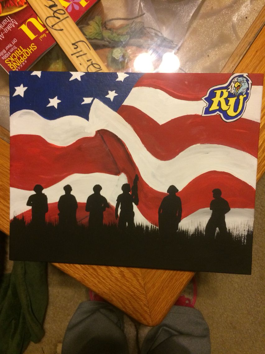 852x1136 Reinhardt University Army Canvas Painting Mine) - Army Painting