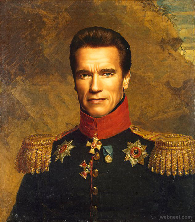 633x720 Arnold Digital Painting Military Portraits By Steve Payne 1 - Arnold Painting