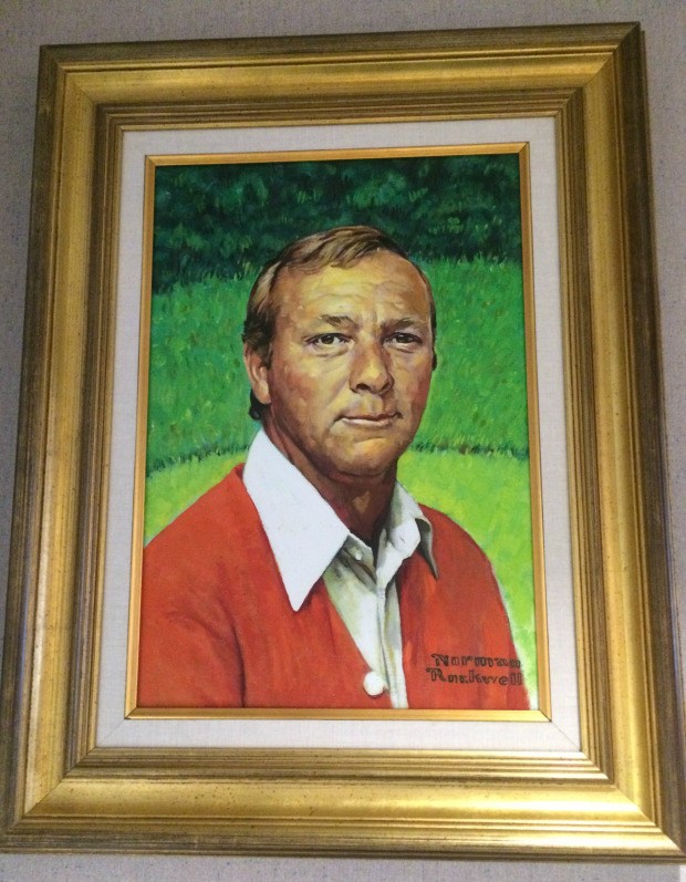620x797 Arnold Palmer And The Past Perfect Death Of The Press Box - Arnold Palmer Painting
