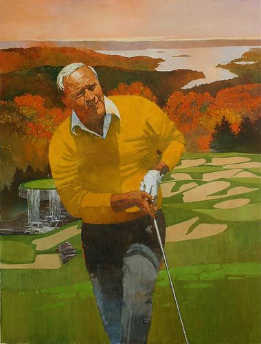 380x500 Arnold Palmer - Arnold Palmer Painting