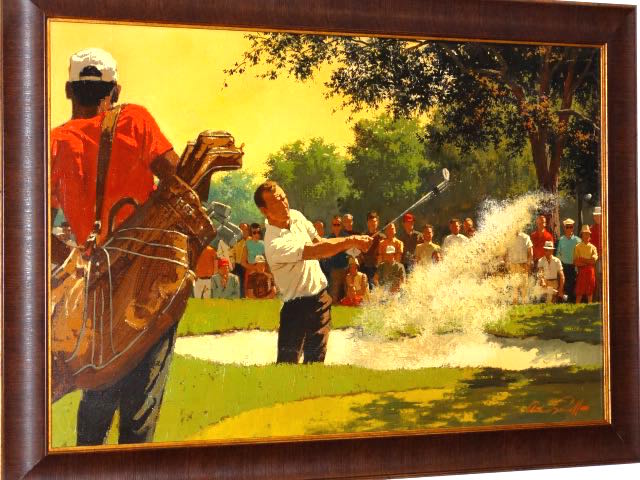 640x480 Lot Detail - Arnold Palmer Painting