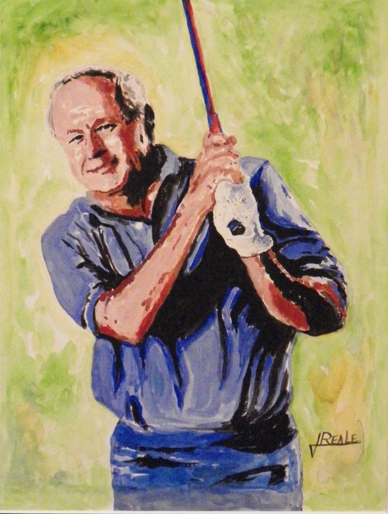 770x1021 Saatchi Art Arnold Palmer Painting By Jim Reale - Arnold Palmer Painting
