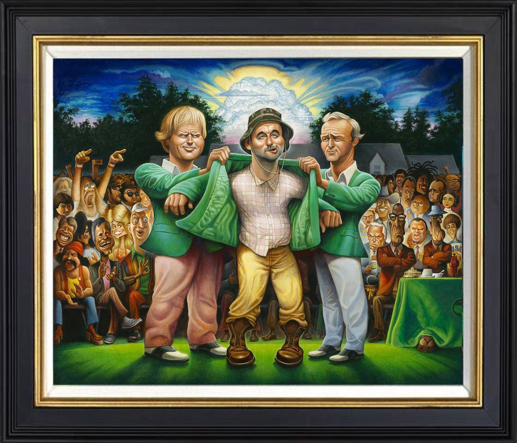 1024x879 The Green Jacket - Arnold Palmer Painting