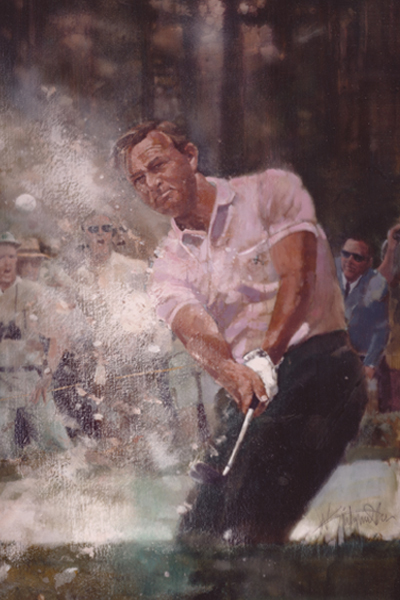 400x600 Walt Spitzmiller Art Spirit And Heroes Of Golf - Arnold Palmer Painting