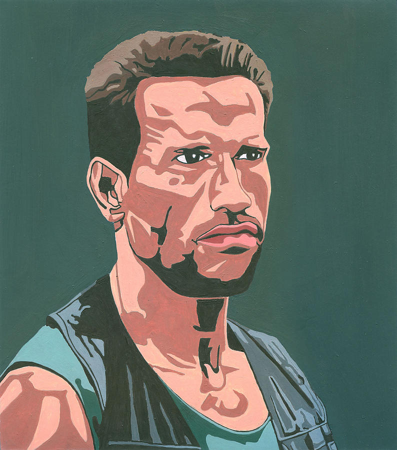 794x900 Arnold Schwarzenegger Painting By Andres Ortega - Arnold Schwarzenegger Painting