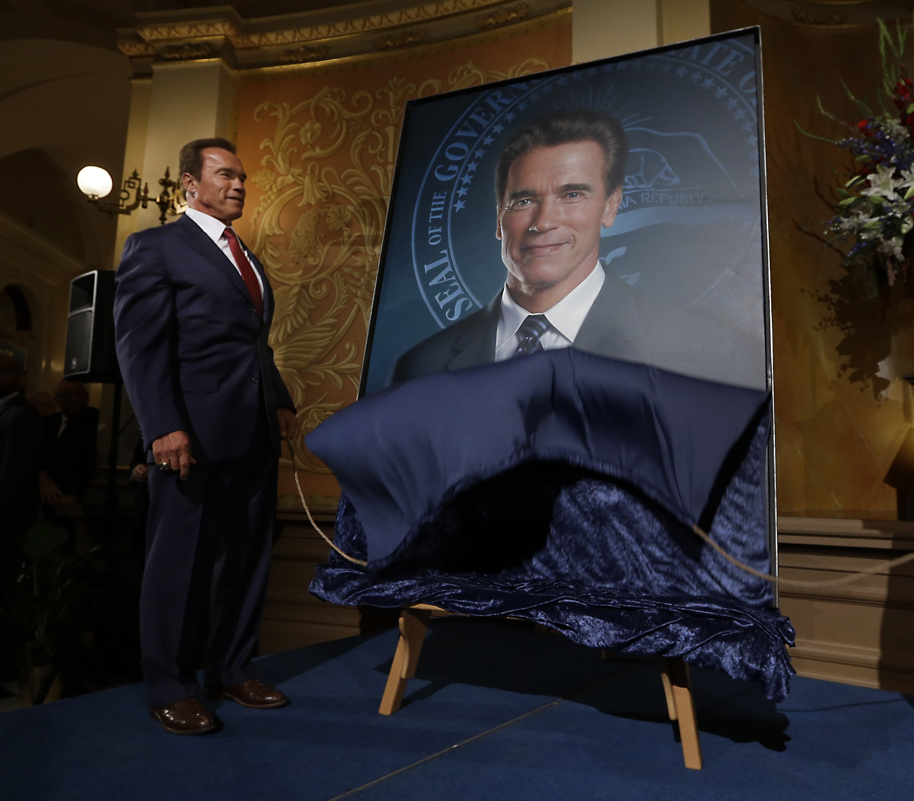3193x2800 Arnold Schwarzenegger Removes Maria Shriver From Portrait Time - Arnold Schwarzenegger Painting