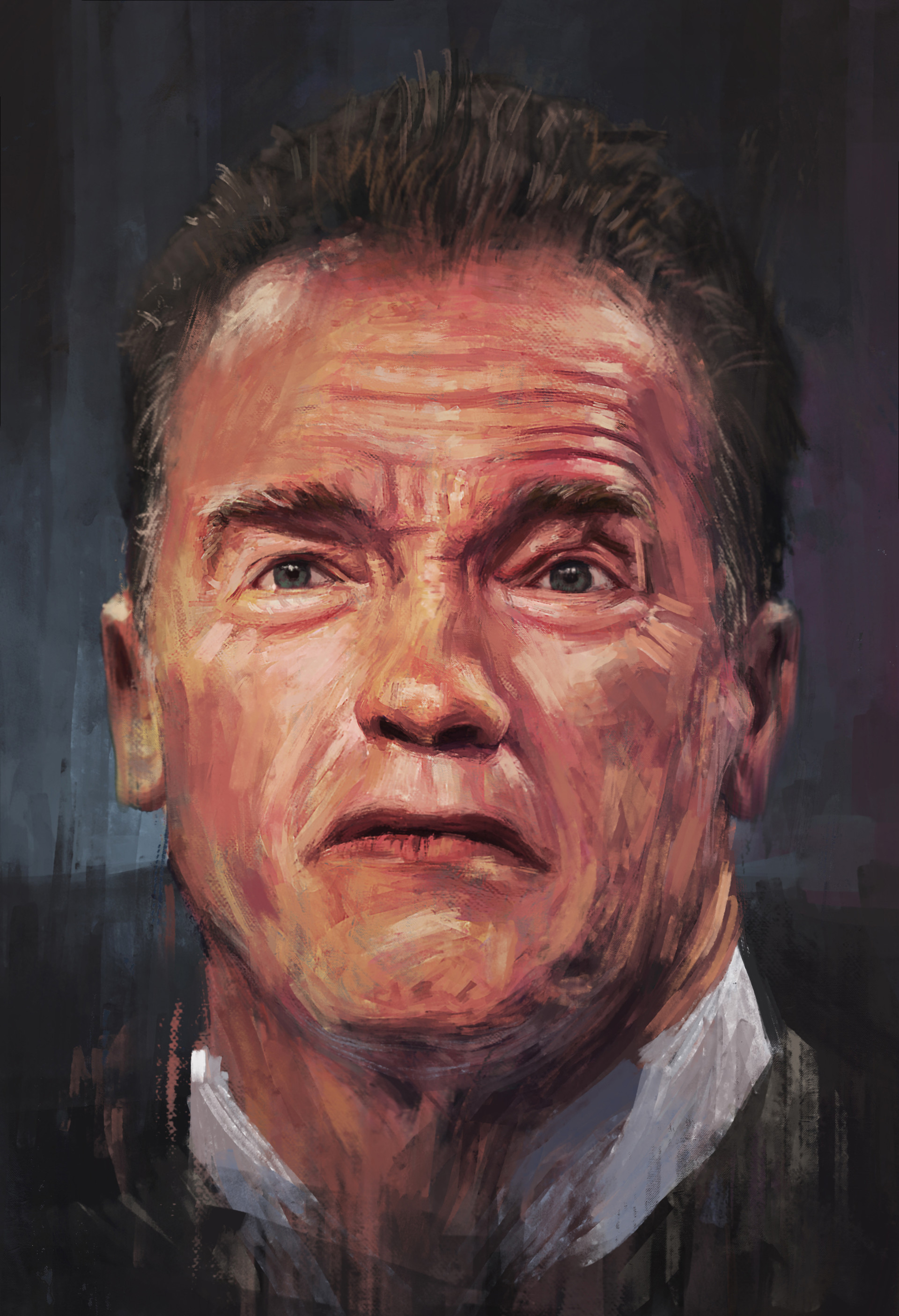 1920x2810 Karol - Arnold Schwarzenegger Painting