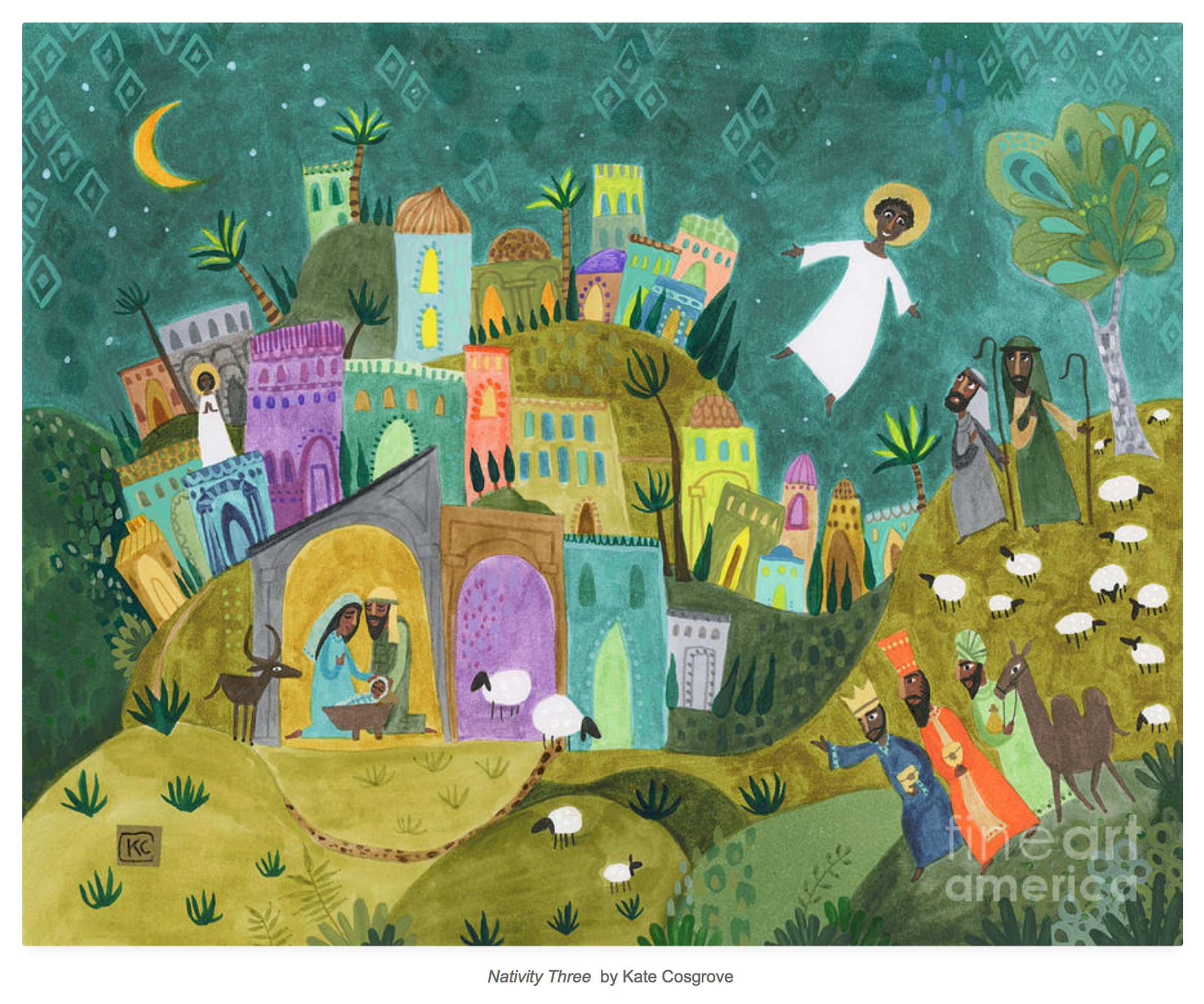 2272x1894 Keeping Christ In Christmas 3 Nativity Art From Around The World - Around The World Painting