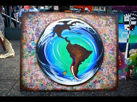 480x360 Art Around The World Theme Diy Online Preschool Cullen's Abc'S - Around The World Painting