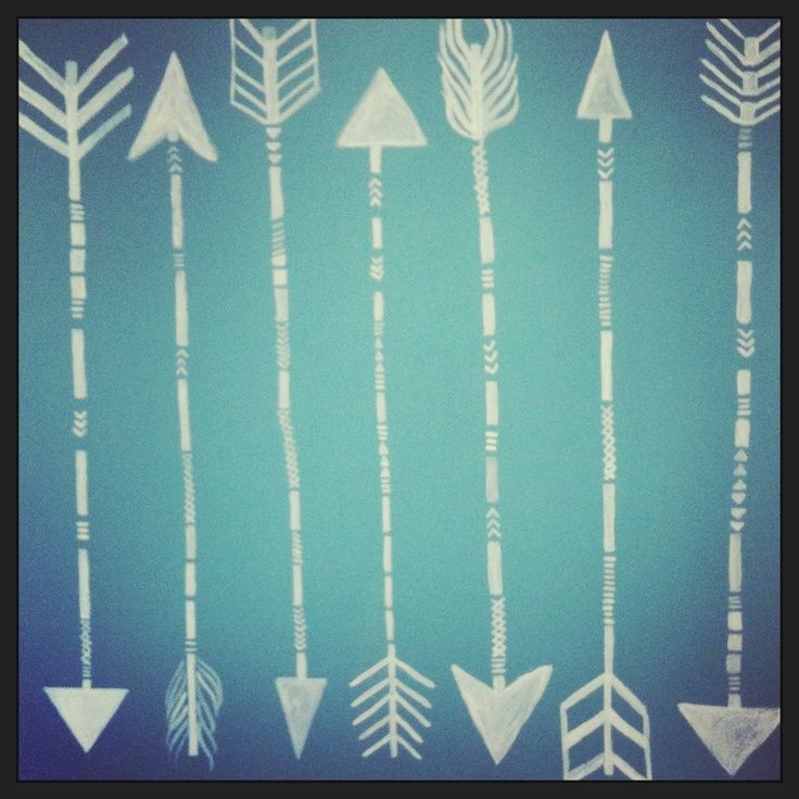 736x736 Painted Canvas. Arrows Art. Arrow - Arrow Canvas Painting