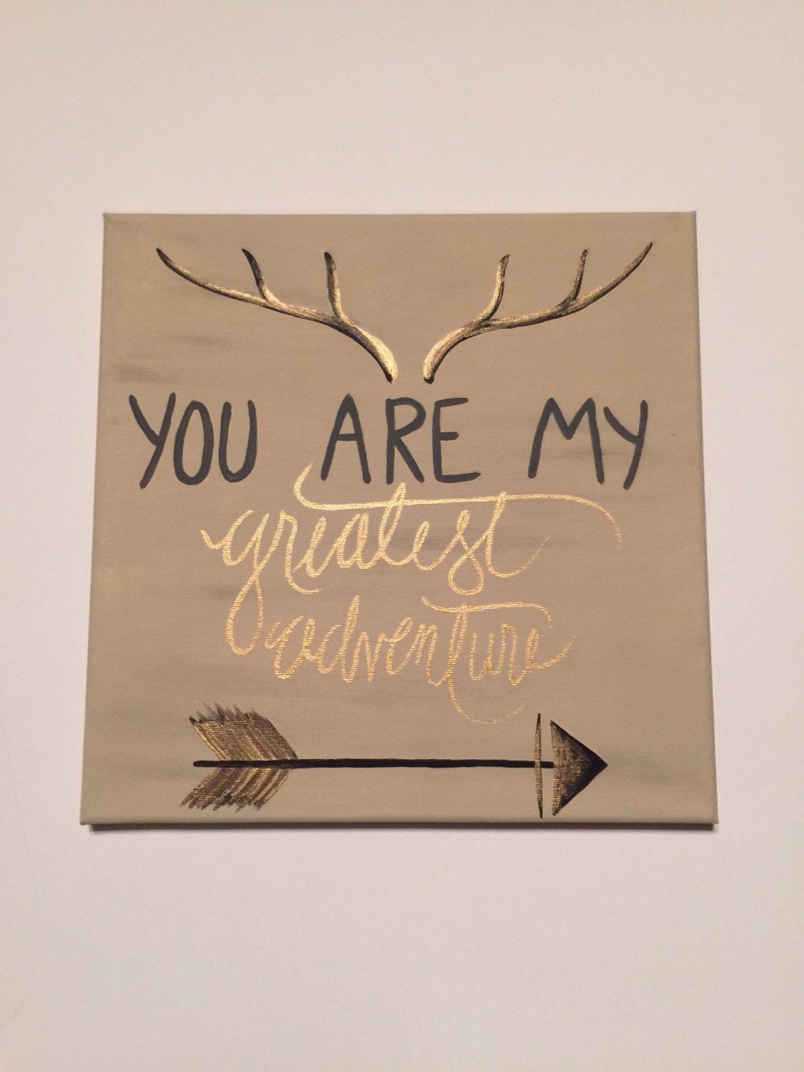 1125x1500 You Are My Greatest Adventure - Arrow Canvas Painting