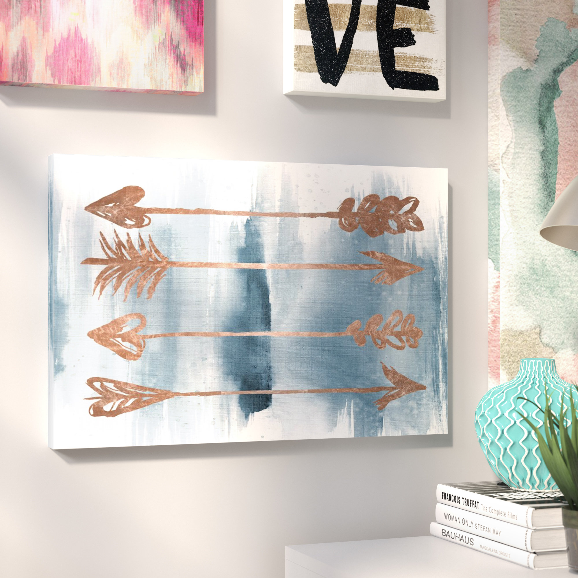 2000x2000 Zipcode Design - Arrow Canvas Painting