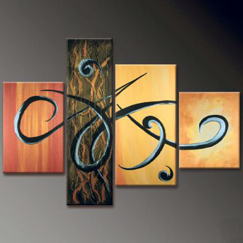 500x500 Abstract The Sign Arrow Painting On Canvas - Arrow Canvas Painting