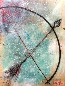 226x300 Art Watch Dual Show, Times Two The Unionville Times - Arrow Painting