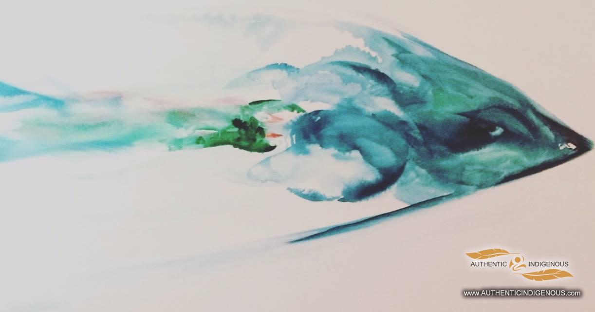 1222x640 Aka Painted Arrow Aboriginal Artist Authentic Indigenous Arts - Arrow Painting