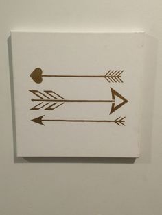 236x314 Gold Zealous Arrows Card - Arrow Painting