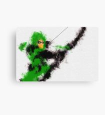 210x230 Green Arrow Painting Amp Mixed Media Canvas Prints Redbubble - Arrow Painting