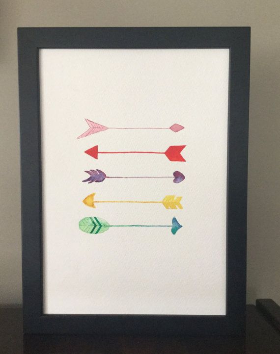 570x722 Nursery Arrow Painting. Tribal Arrows. Arrow Painting For Child'S - Arrow Painting