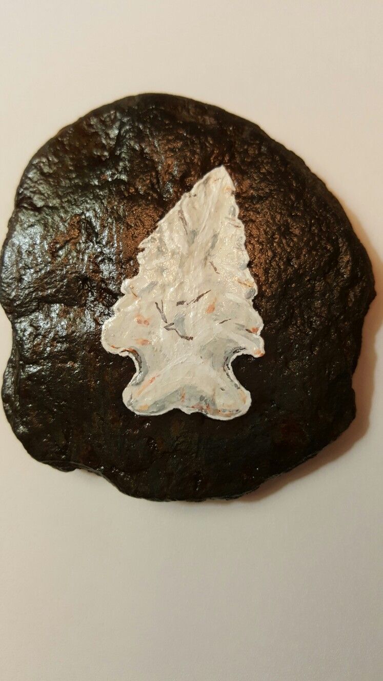 747x1328 Arrowhead Painted Rock Rocks I'Ve Painted Rock - Arrowhead Painting