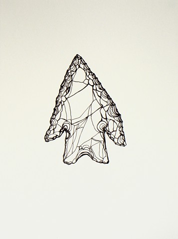 357x480 Chris Hernandez Artist - Arrowhead Painting