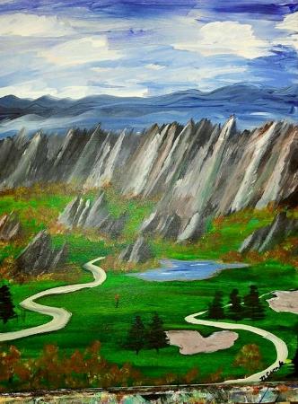 332x450 Arrowhead Golf Course - Arrowhead Painting