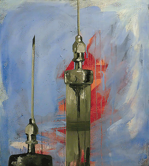 500x554 Dikla Stern - Arsenal Painting