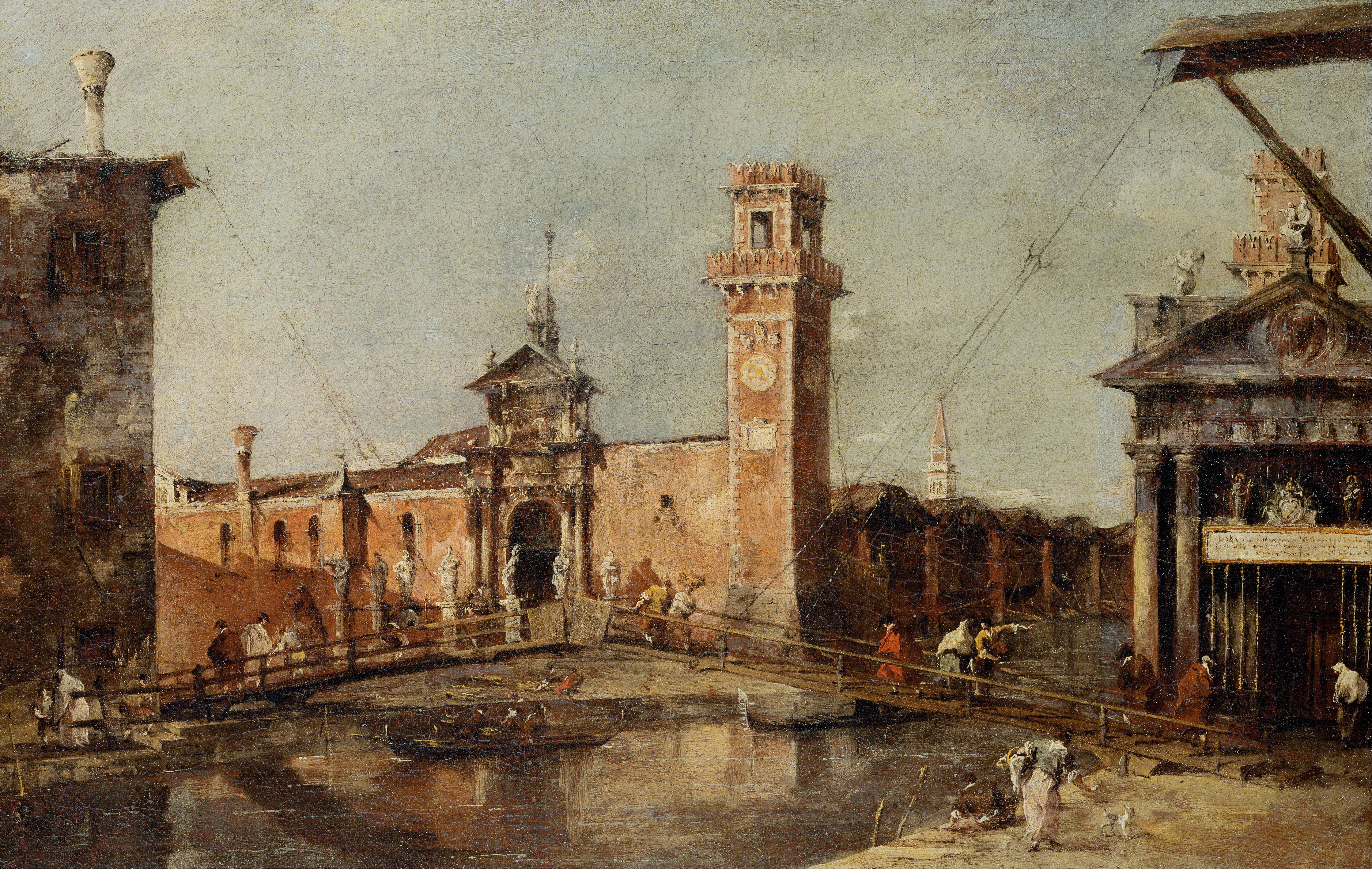 6497x4116 Filefrancesco Guardi - Arsenal Painting