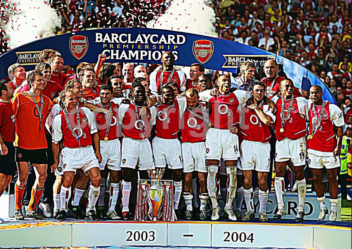 1200x848 Framed Football On Twitter Arsenal Invincibles 8.27 X 11.69 - Arsenal Painting