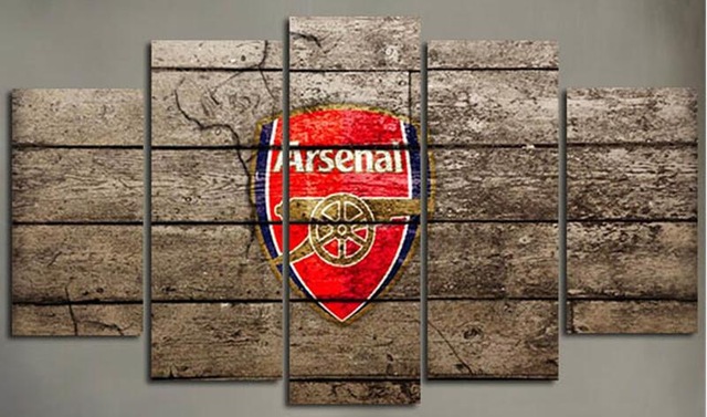 640x377 Arsenal Football Club Poster 5 Pcs Canvas Painting Pictures - Arsenal Painting