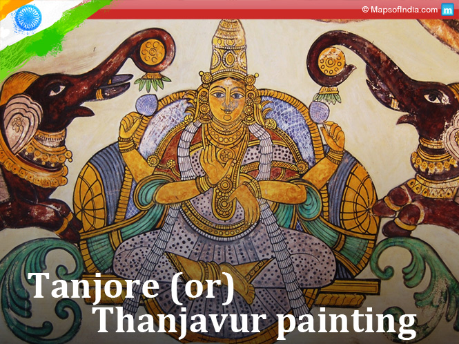 665x498 Tanjore Paintings Art And Crafts Of South India My India - Art And Craft Painting
