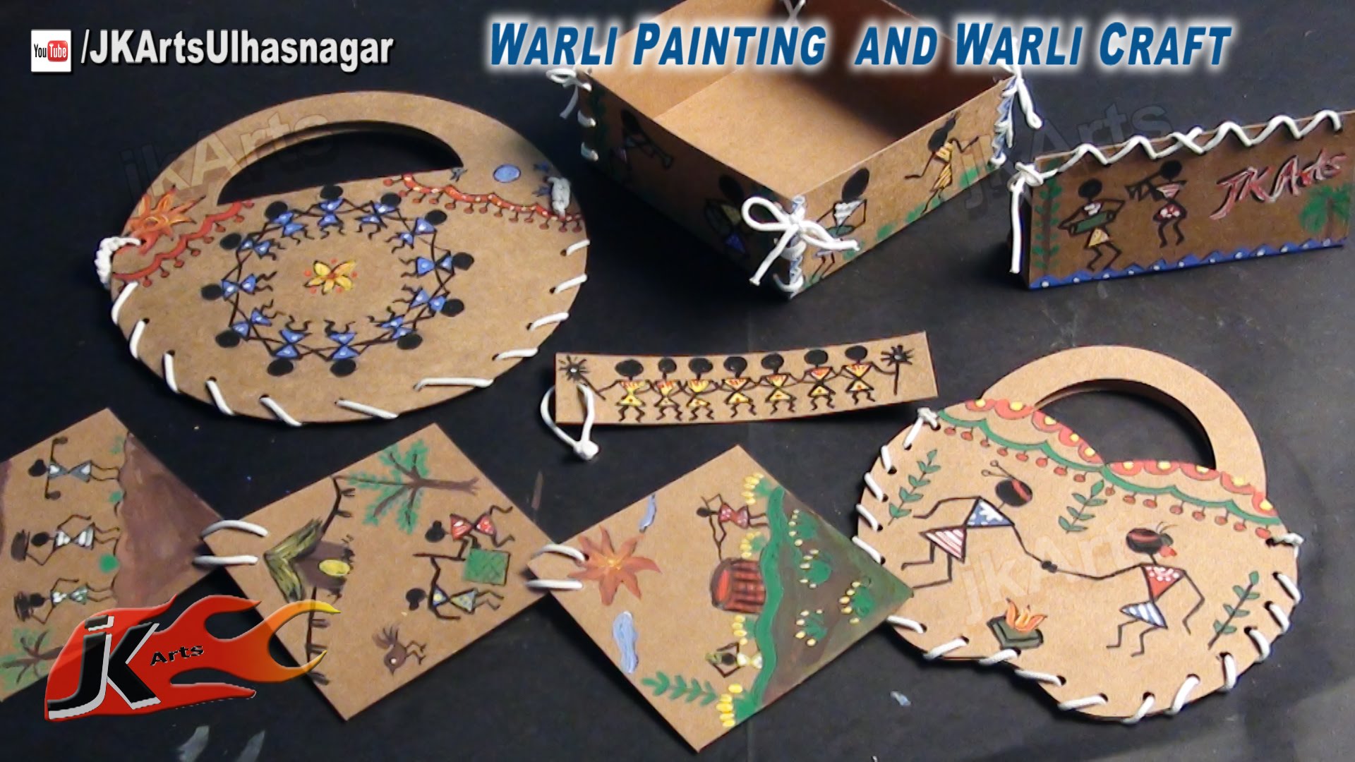 1920x1080 Warli Painting And Warli Craft - Art And Craft Painting