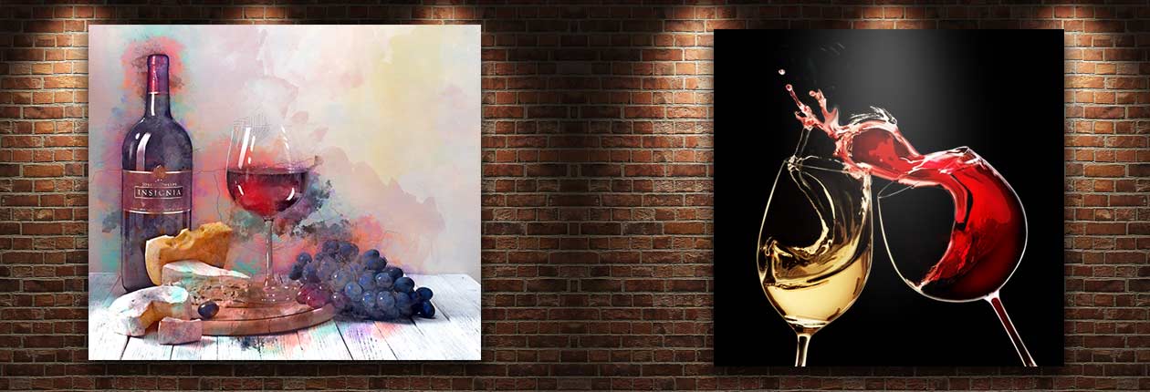 1260x430 Wine Paintings And Art - Art And Wine Painting