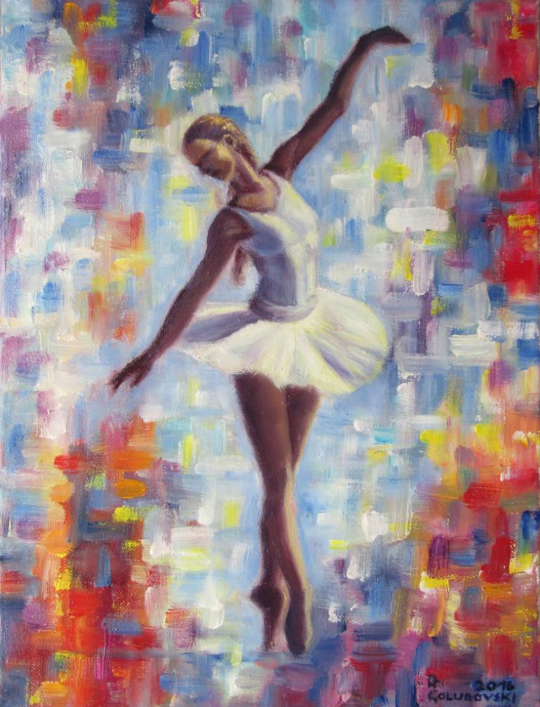 Art Ballerina Painting at PaintingValley.com | Explore collection of ...