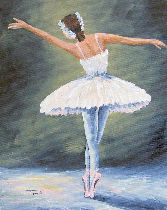 557x700 The Ballerina Iii Painting By Torrie Smiley - Art Ballerina Painting